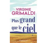 Plus grand que le ciel - Virginie Grimaldi - Flammarion - broché - Roman