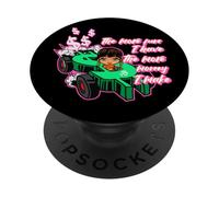 Plus J'Ai d'argent, Plus Je gagne de la mélanine Sista PopSockets PopGrip Adhésif