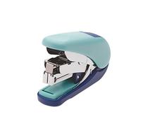 PLUS Japan Agrafeuse à plat Mini avec assistance de force ST-010V jusqu'à 20 feuilles, bleu, agrafes n° 10