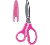 PLUS JAPAN Ciseaux de bricolage pour enfants FITCUTCURVE KIDS ronds roses