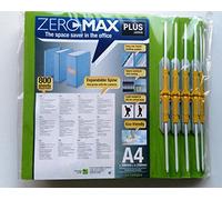 PLUS Japan - Classeur A4 extra-large 898 ZeroMax Paquet de 10 vert