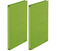 PLUS Japan Classeur gain de place Zero Max, surdimension A4 vert, extensible jusqu'à 10 cm, pour 800 feuilles (Lot de 2)
