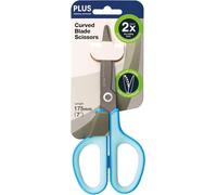 Plus Japan Fcc Sc-175s Bl Fitcut Curve Ciseaux En Acier Inoxydable 17,5 Cm Bleu
