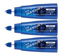 Plus Japan Lot De 3 Recharges Roller De Colle "St" 8,4 Mm X 8 Permanent