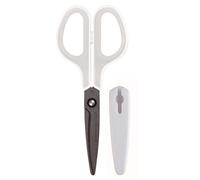 Plus Japan Lot De 5 Ciseaux Fitcut Curve Fluorine-Coated Antiadhésif 175 Mm Blanc-Gris
