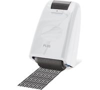PLUS JAPAN Protection des données Tampon rotatif standard blanc