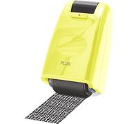 PLUS JAPAN Protection des données Tampon rotatif standard jaune
