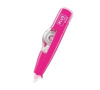 PLUS Japan Roller correcteur MR en forme de crayon rechargeable écologique rose, 6 m x 4,2 mm
