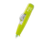 PLUS Japan Roller correcteur MR en forme de crayon rechargeable écologique vert, 6 m x 4,2 mm