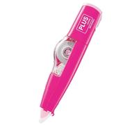 PLUS Japan Roller correcteur MR en forme de crayon rechargeable écologique rose 6 m x 4,2 mm