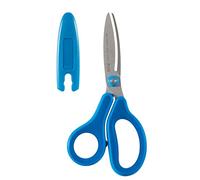 PLUS Japan Ciseaux Fitcut Curve SC-145MF 35-063 Fluorine anti-adhérent Enfants Bleu