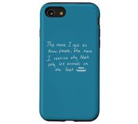 Plus Je connais Les Gens, Plus Je me rends Compte Coque pour iPhone SE (2020) / 7/8