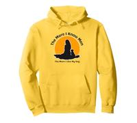 Plus je connais les hommes, plus j'aime le sarcasme drôle de mon chien Sweat à Capuche
