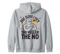 Plus Je vieillis, Plus Heller est Le Grincheux Pas drôle Sweat à Capuche