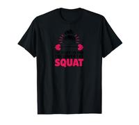 Plus Les Cheveux sont élevés, Plus Le Squat est Bas pour l'entraînement de Gym T-Shirt Graphique avec Valeur