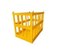 Plus lisse Petit monte-charge Plateforme de travail capacitive, cage sécurité, garde-corps aériens, construction robuste en acier