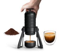 Plus Machine à Espresso Portative-pour Café Moulu-cafetière de voyage de petite taille-actionnée manuellement grace à un piston