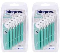 Plus Micro 0.9 Interdental Brushes-Tynex Fibres-Green-Blister Of 6 Units (Pack Of 2)