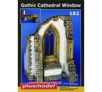 Plus Model 182 - 1:3 5 Keramikteile Gothique Cathédrales Fenêtre