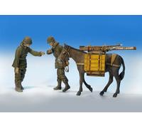 Plus Model 323 1:35 Kit En Résine Soldat U.S. Avec Mula