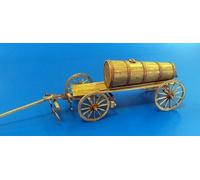 Plus Model 428 - 1:3 5 Résine Kit de Montage Hay Wagon Avec en Bois Réservoir