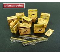 Us Ammunition Boxes With Belts Of Charges 82. Division ''all American'' - Panzerdivision ''l- 1:32e - Plus Model G