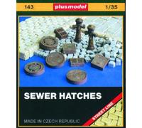 Plus Modèle 143 - 1:35 Résine Kit De Construction Regard Et Hydrants - Neuf
