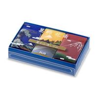 Plus Mt. Fuji Eraser, édition limitée Katsushika Hokusai, 36-6 vues de Fugaki, 3 pièces, Great Wave Off Kanagawa, Koshu-Misaka Water Surface, Triumphic Sunny, 36-216 ER-100AIF -3P
