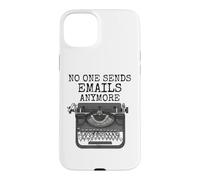Plus Personne n’envoie d’e-mails, Machine à écrire drôle Coque pour iPhone 15 Plus