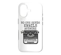 Plus Personne n’envoie d’e-mails, Machine à écrire drôle Coque pour iPhone 17