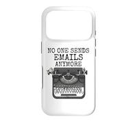 Plus Personne n’envoie d’e-mails, Machine à écrire drôle Coque pour iPhone 17 Pro