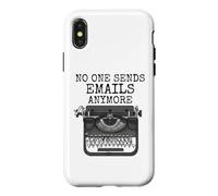 Plus Personne n’envoie d’e-mails, Machine à écrire drôle Coque pour iPhone X/XS