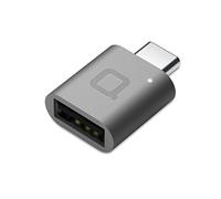 Plus Petit adaptateur du monde USB-C vers USB-A Entièrement en aluminium, conçu en Allemagne gris space