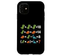 Plus Plus 18 Plus 14 Plus 8 Dinosaures Mathématiques Coque pour iPhone 11
