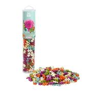 Plus-Plus - 240 Briques de Construction - Méga Tube 240 pièces - Mélange de Couleurs Botanique - Jeu de Construction Enfant Dès 5 Ans et Adulte