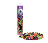 Plus Plus - 240 Briques de Construction - Mélange de Couleurs Épouvante - Tube Halloween 240 Pcs - Jeu de Construction pour Enfant Dès 3 Ans - Jouet Éducatif et Ludique Fille et Garçon - PP4317
