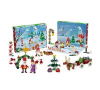 Plus-Plus 3973 Calendrier de l'Avent créatif, 24 petites portes + 1 porte supplémentaire avec surprise, pour enfants à partir de 5 ans, jouet de construction génial, fabriqué au Danemark, 600