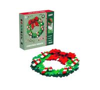 PLUS PLUS - 500 Briques de Construction - Puzzle par Numéro Couronne de Noël - Jeu Éducatif Enfant dès 5 Ans et Adulte - Décoration Noël - PP3957