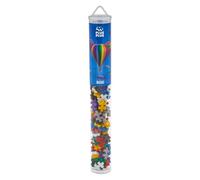 Plus-Plus - Basic Mix Tube de 100 Pièces Jeu Educatif de Construction et Créativité en 2D/3D, PP4023