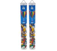 PLUS PLUS - Basic Mix Tube de 100 Pièces Jeu Educatif de Construction et Créativité en 2D/3D, PP4023 (Lot de 2)