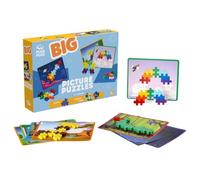 Plus Plus BIG Puzzle Images 60 Pièces, Jeu de Construction Grande Taille dès 1 an, Jouet d'Éveil Éducatif, Motricité Fine, Coordination Œil-Main, Cadeau Premier Anniversaire