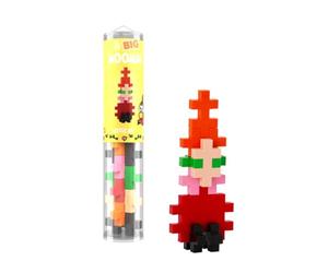 Plus Plus BIG Tube Jolie Mie Moomin 15 Pièces, Jeu de Construction Grande Taille dès 1 an, Jouet d'Éveil et de Manipulation, Licence Moomin