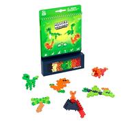Plus-Plus - Bloc d’activité Dinosaures 125 pièces - Puzzle par Numéro 125 pièces - Jeu créatif Enfant dès 5 Ans - Activité ludique 2D/3D - Cadeau éducatif Imagination