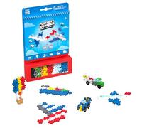Plus-Plus - Bloc d'activité pour Enfant - 125 Pièces - Thème Transport, Avion, Bateau, Voiture, Camion - Jeu de Construction Enfant Dès 5 Ans - Jouet Éducatif et Ludique pour Fille et Garçon