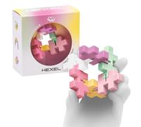 Plus-Plus Hexel Flex Bausteine, Pink