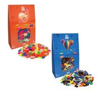 Plus Plus Jeu De Construction - 2 Paquets De 300 Pièces Néon Et Basiques | Puzzle 5 Ans 600 Pièces | Jeu Construction 5 Ans Et Plus | Jeu Educatif 5 Ans
