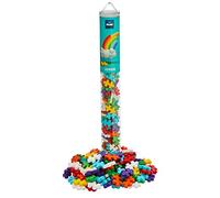 PLUS PLUS- Jeu de Construction, PP4265, Arc en Ciel, 100 pièces