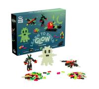 PLUS PLUS - Kit découverte Phosphorescent de 500 pièces - Jeu de Construction pour Garçons, Filles, Enfants dès 3 Ans - PP3928