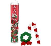 PLUS PLUS - Méga Tube Mix Noël de 240 pièces - Jeu de Construction pour Garçons, Filles, Enfants dès 3 Ans -PP4304