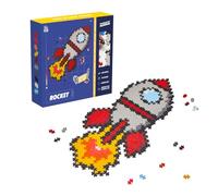 PLUS PLUS - Puzzle par numéro Fusée de 500 pièces - Jeu de construction - PP3930